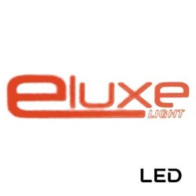 Logotipo eluxe LIGHT com texto LED