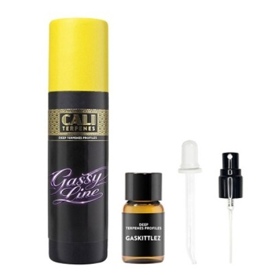 Conjunto CALI TERPENES Gassy Line com frasco e acessórios