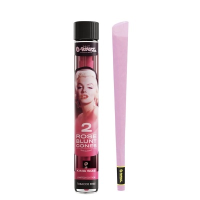 Pack tubos para enrolar cigarros G-Rollz Jordan King Size Limited Edition e cone rosa