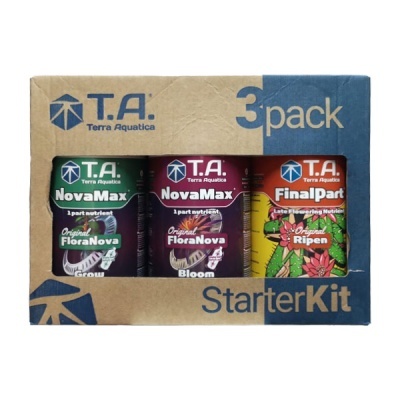 Pack de 3 produtos Terra Aquatica em embalagem de cartão StarterKit