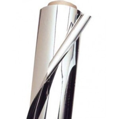 Rolo de película adesiva prateada e reflexiva