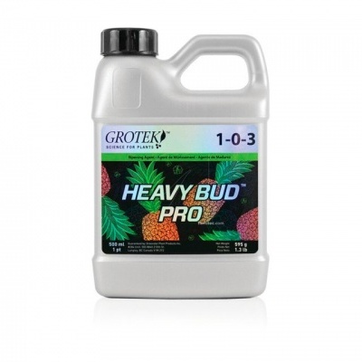 Recipiente branco de plástico com tampa preta de fertilizante Heavy Bud Pro