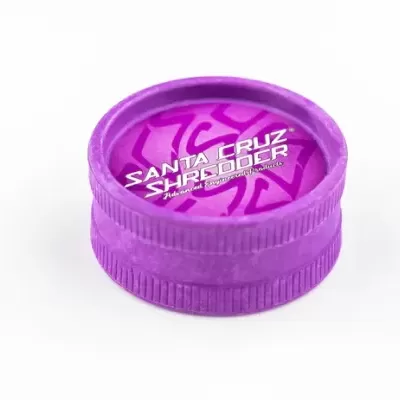Triturador de ervas Santa Cruz Shredder roxo com texto branco