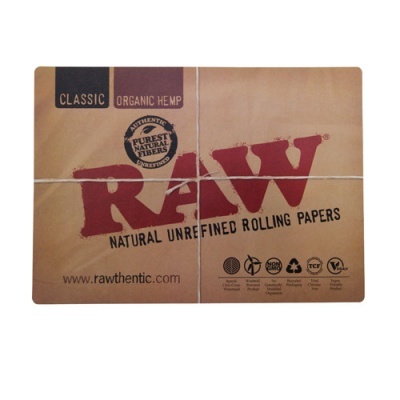 Embalagem RAW Classic Organic Hemp papel para enrolar