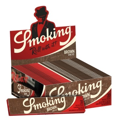 Expositor de papel para enrolar tabaco Smoking BROWN KING SIZE