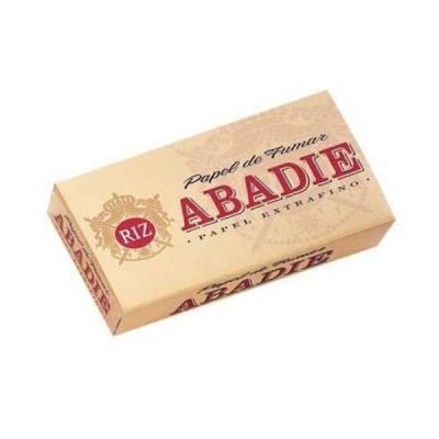 Caixa de papel de fumar ABADIE em papel extrafino, Bege