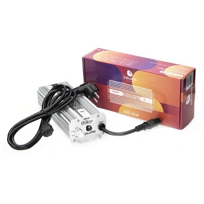 Transformador eletrônico Collumo 600 watts com embalagem colorida