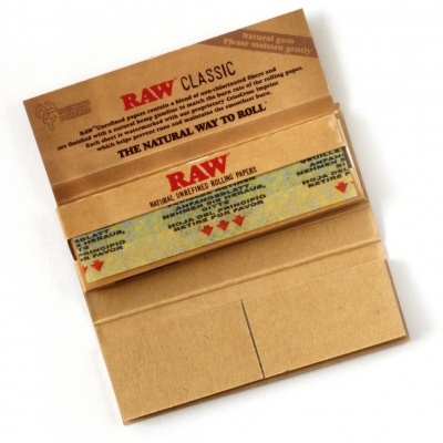 Embalagem de papel RAW Classic em papel kraft castanho