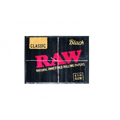 Pacote RAW Classic Black papel para enrolar 1 1/4 tamanho
