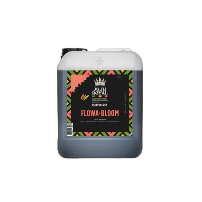 Recipiente de fertilizante líquido JUJU ROYAL Flowa Bloom com rótulo colorido