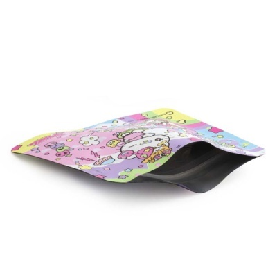 Saco de embalagem colorido com desenhos animados