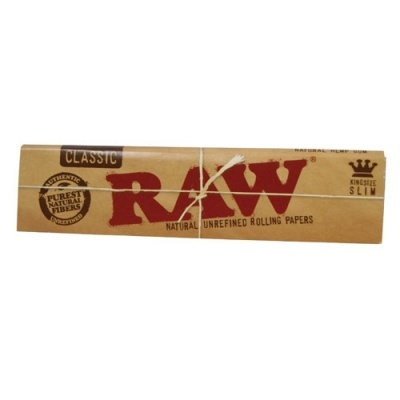 Pack de papel de enrolar RAW Classic em embalagem castanho claro