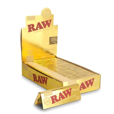 Embalagem dourada de papel RAW Classic 1 1/4 size