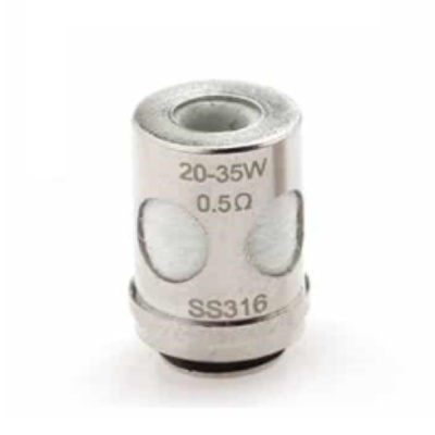 Bobina metálica para vape 20-35W 0.5Ω SS316 com algodão