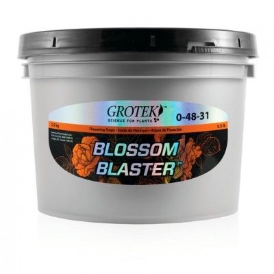 Recipiente de fertilizante GROTEK Blossom Blaster com tampa preta