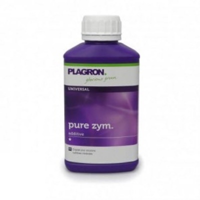 Frasco plástico roxo com tampa branca e rótulo roxo e branco da marca PLAGRON