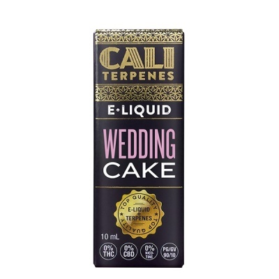 Embalagem de e-liquid CALI TERPENES Wedding Cake