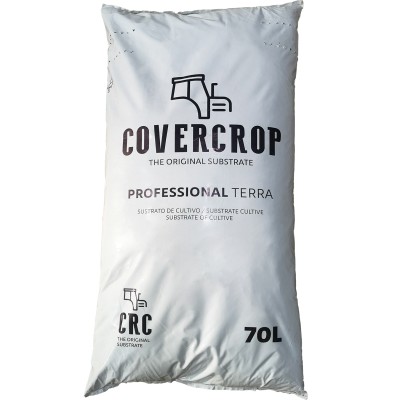 Saco branco com substrato de cultivo COVER CROP 70L