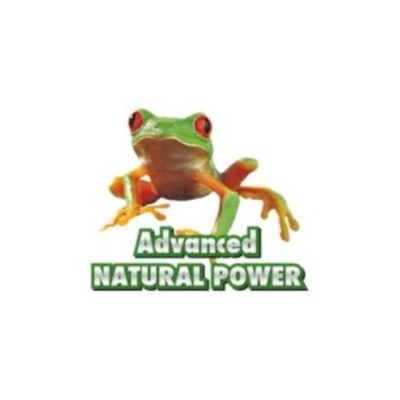 Sapo verde com texto Advanced NATURAL POWER