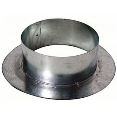 Adaptador metálico galvanizado para condutas de ventilação redondo