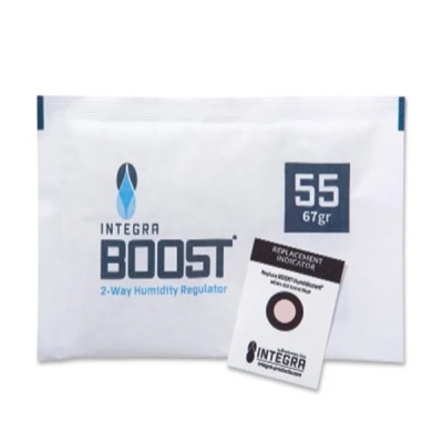 Pacote branco do regulador de humidade Integra Boost e indicador de substituição