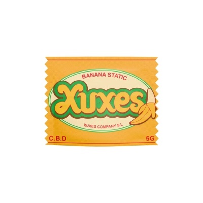 Pacote laranja de doces Xuxes sabor banana