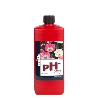 Frasco vermelho de controlador de pH para flores