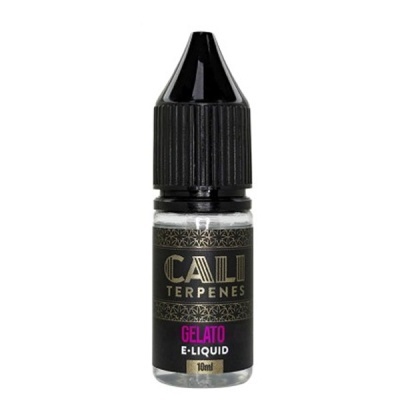 Frasco pequeno de e-líquido Cali Terpenes Gelato 10ml