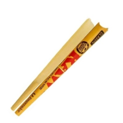 Papel RAW Classic castanho claro para enrolar cigarros