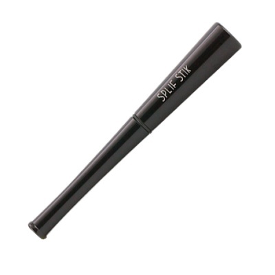 Varinha preta brilhante com texto branco SPLIF STIK