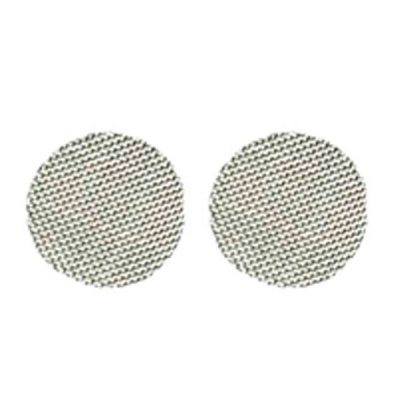 Filtros redondos metálicos com padrão de malha fina