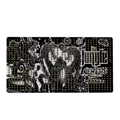Tapete para teclado preto com dragão e texto Jumbo Games