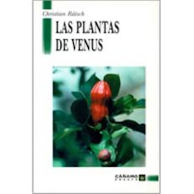 Capa do livro LAS PLANTAS DE VENUS com fotografia de planta e texto em letras pretas