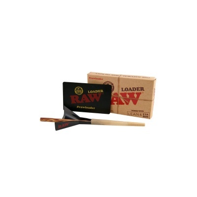 Acessórios para fumar RAW incluindo loader, ferramenta em madeira e caixa