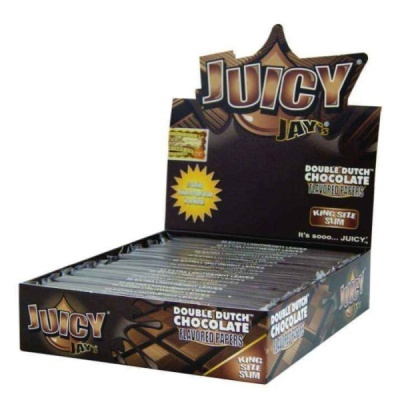 Expositor de papéis de enrolar JUICY JAYS Double Dutch Chocolate King Size Slim