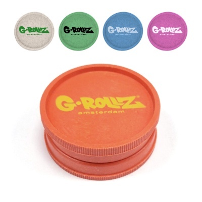 Conjunto de grinders G-ROLLZ em várias cores com texto amsterdam.