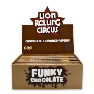 Embalagem de papel para enrolar sabor chocolate Lion Rolling Circus