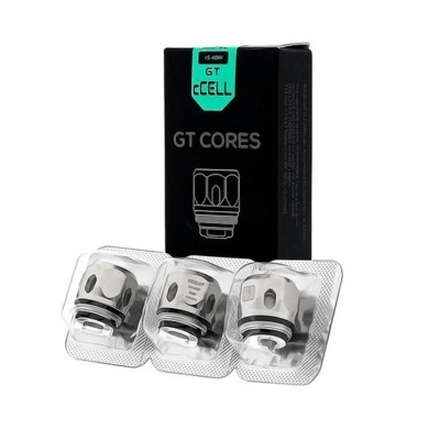 Caixa preta GT CORES com três cartuchos metálicos em blister transparente