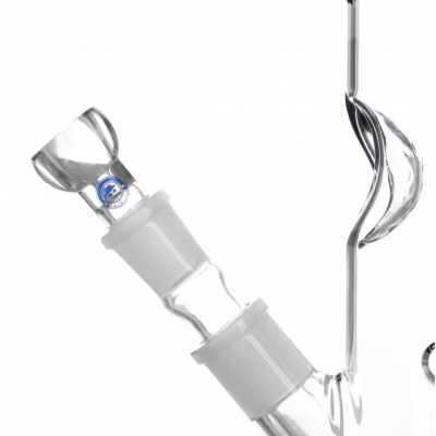 Tubos de vidro transparente para fumar com etiquetas azuis HEISENBERG