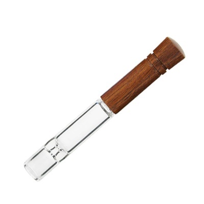 Número de pulseira de vidro com extremidade de madeira