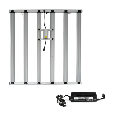 Painel LED de seis barras verticais com transformador preto