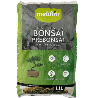 Saco de substrato para bonsái meliflor com capacidade 11 litros