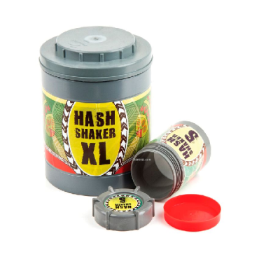 Conjunto de recipientes de plástico HASH SHAKER XL e S com tampas separadas
