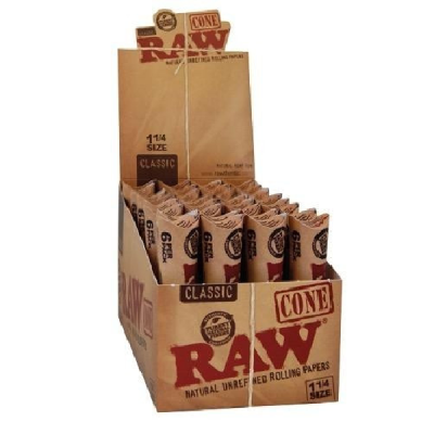 Expositor de papel de enrolar RAW cores castanho, vermelho e preto