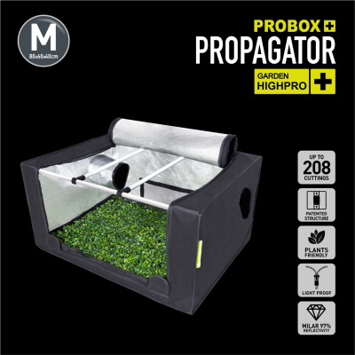Propagador PROBOX GARDEN HIGHPRO com interior refletor e estrutura preta