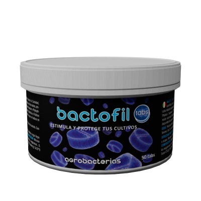 frasco plástico de suplemento com rótulo preto e texto azul e branco