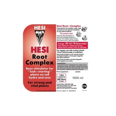 Frasco Hesi Root Complex 1000 ml estimulador de raízes para plantas
