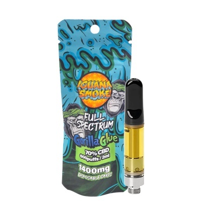 Cartucho descartável para vaporizador com embalagem colorida e texto