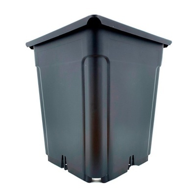 Contentor de canto preto para reciclagem