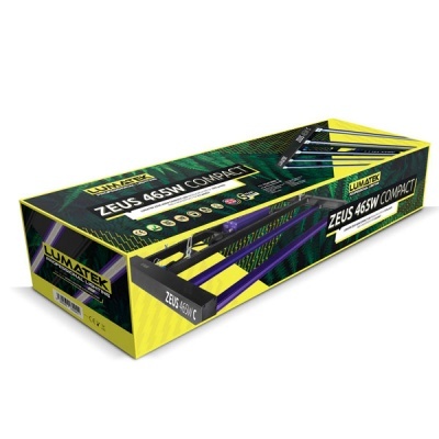Embalagem do ZEUS 465W COMPACT da LUMATEK com luminária LED
